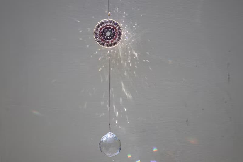 紫の曼荼羅サンキャッチャー