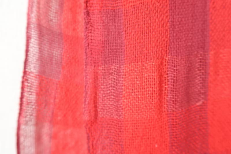 手織りストール　コットンシルク　情熱 　タペストリー　ギフト　Shawl (M) 16　入學   畢業　母親節　禮物　生日禮物