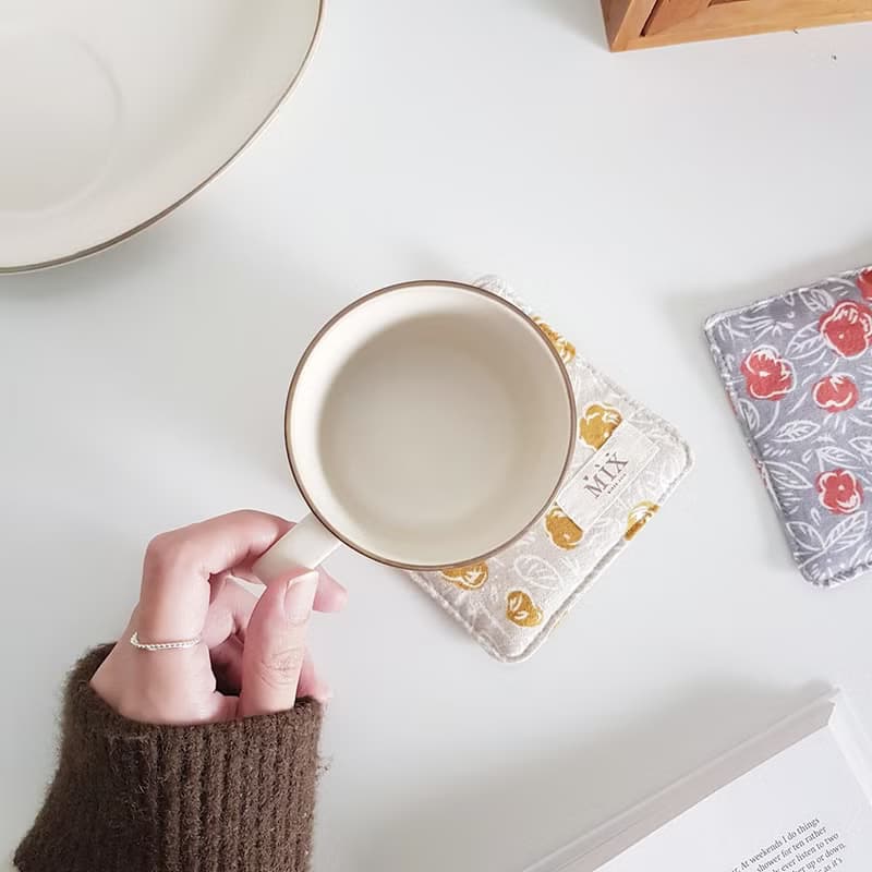 軟Q磨毛小杯墊 | 手作杯墊 拍照道具