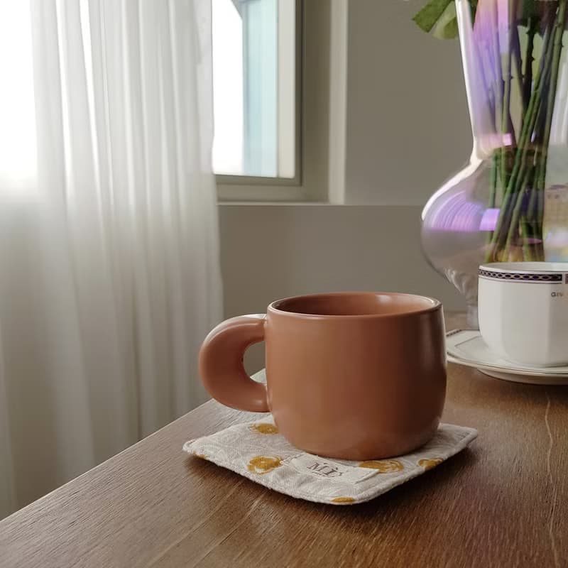軟Q磨毛小杯墊 | 手作杯墊 拍照道具