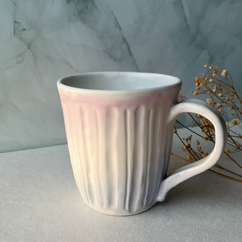 童心未泯。手工陶瓷馬克杯 大容量 茶杯 咖啡杯 母親節禮物