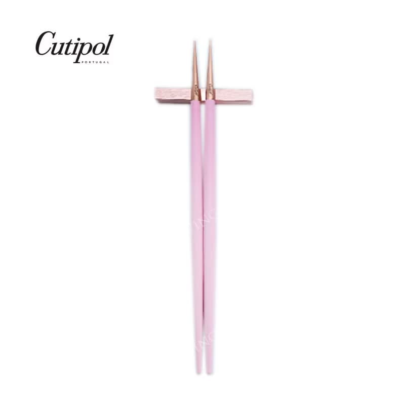 葡萄牙Cutipol GOA系列粉玫瑰金22.3cm筷組