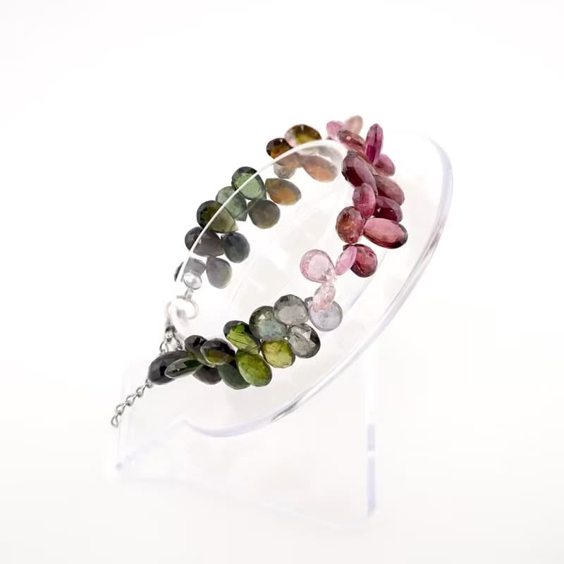 寶麗金珠寶-天然彩色碧璽手鍊