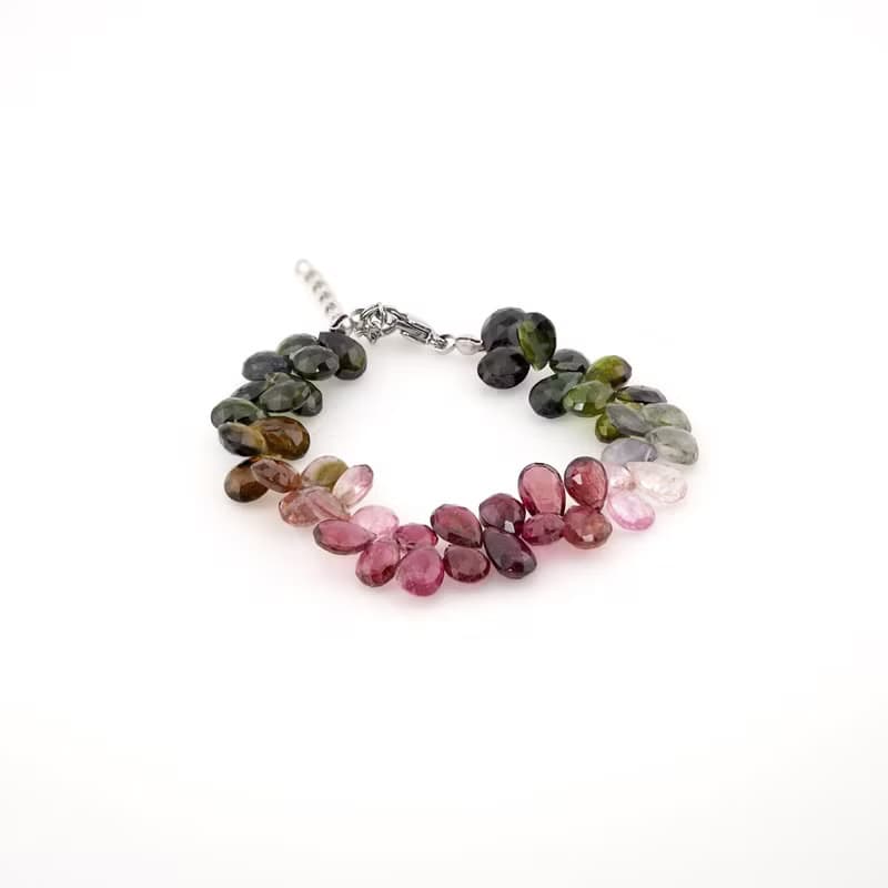 寶麗金珠寶-天然彩色碧璽手鍊