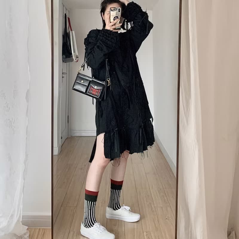 秋冬新時尚 小眾原創設計高級感信封包腋下包復古法棍包斜挎包