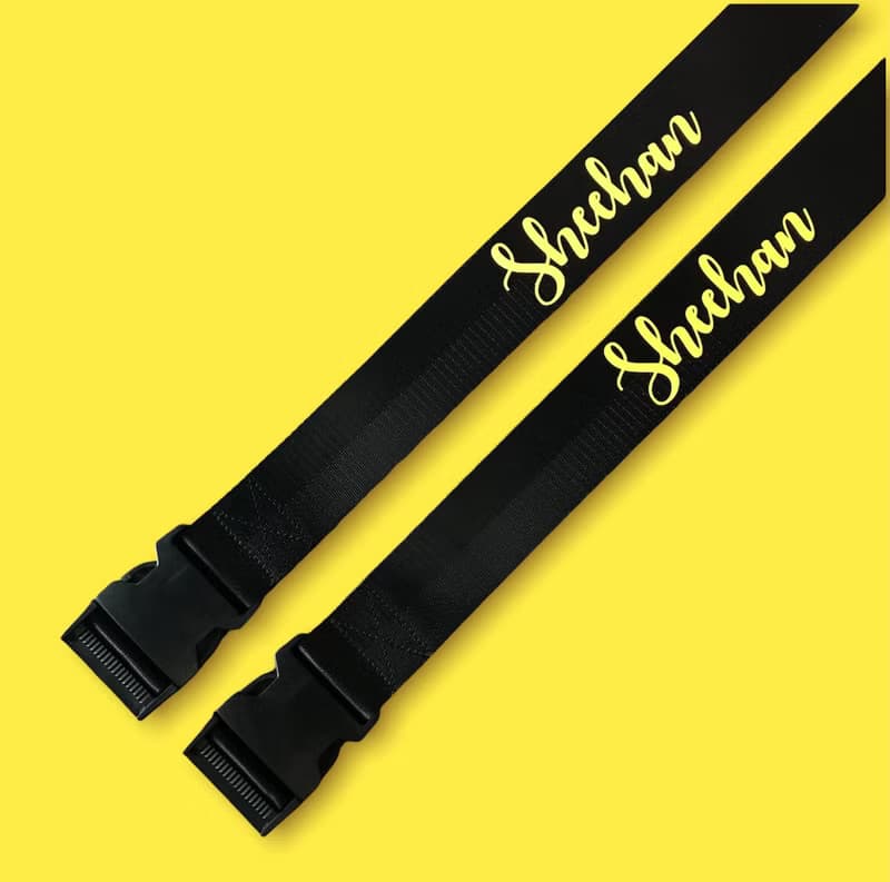 Personalised Luggage strap, Luggage Strap, Travel Belt, #04