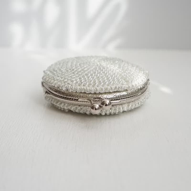 Ba-ba (m) Beads crochet round coinpurse No.2107