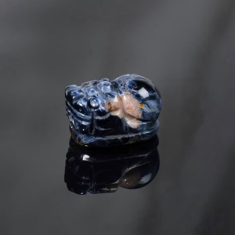 一圖一物│#514 納米比亞多藍彼得石招財貔貅 開運招財水晶飾品