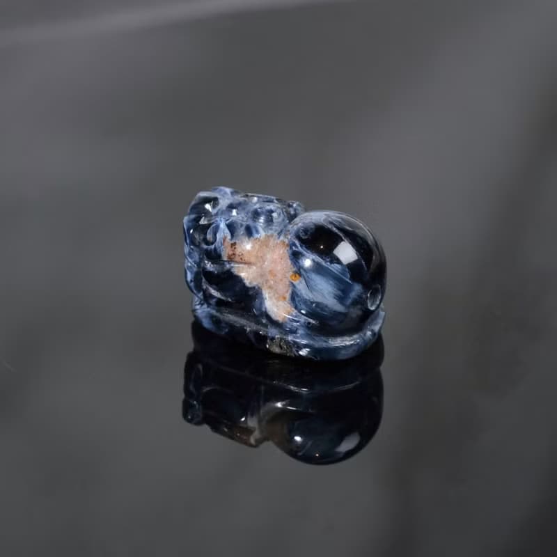 一圖一物│#514 納米比亞多藍彼得石招財貔貅 開運招財水晶飾品