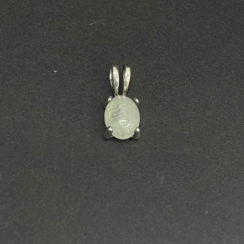 兔兔造型天然石銀墜 //多款天然石//純墜不含鍊