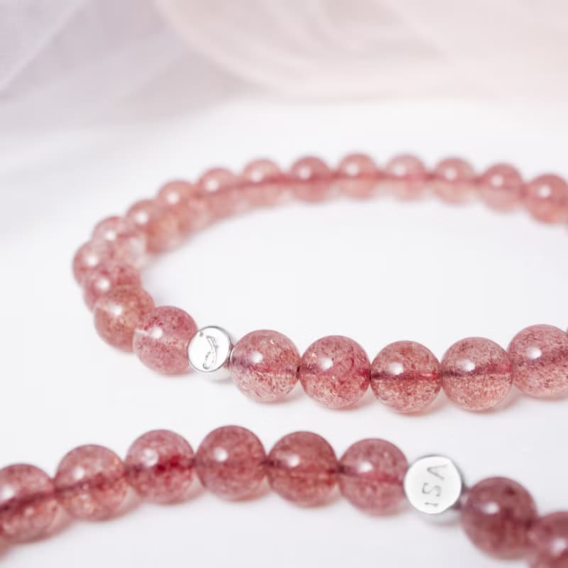 草莓晶 | 天然能量手串 | 6-7mm