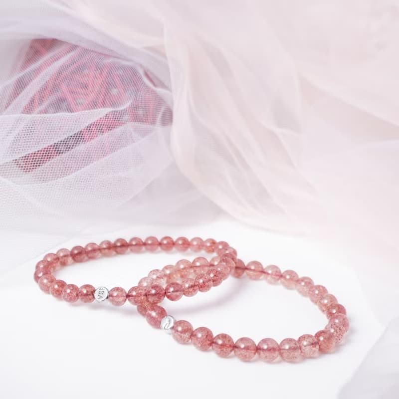 草莓晶 | 天然能量手串 | 6-7mm