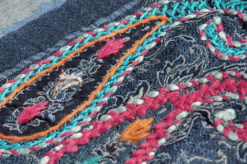 羊絨毛毯 水煮羊毛披肩/針織圍巾/刺繡圍巾/羊絨披巾/喀什米爾Cashmere 聖誕節禮物 交換禮物 母親節 父親節-花