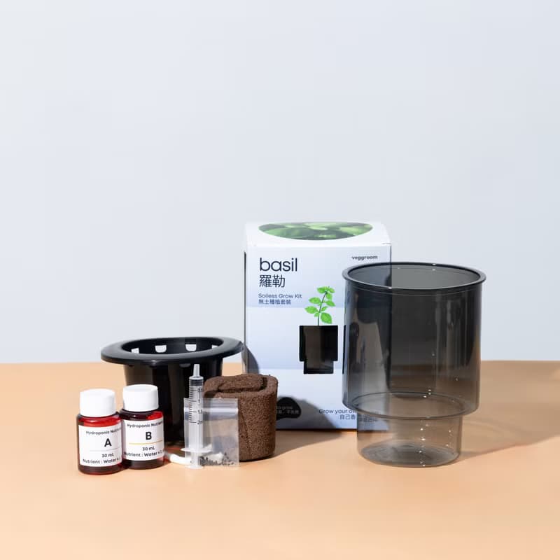 優惠組合x４-自家栽種廚房香草: Veggroom 水耕香草種植套裝