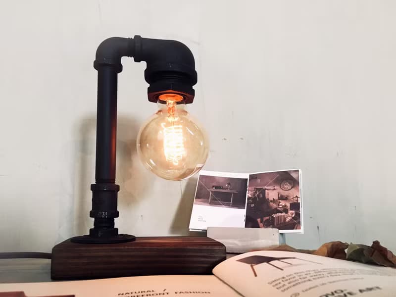 曙MUSE 水管燈 LED 原木 小物 擺飾 燈具 燈泡 燈飾 USB 鎢絲