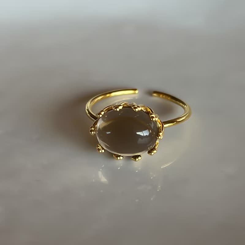 Smoky Quartz Ring【gift box】
