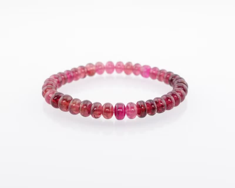寶麗金珠寶-天然紅碧璽手鍊