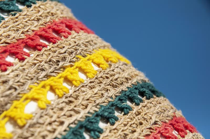 天然棉麻鉤織輕便包/斜背包/側背包/肩背包/購物袋/提袋-牙買加風