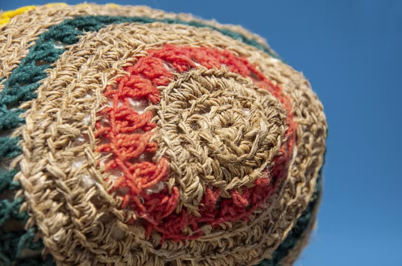 天然棉麻鉤織輕便包/斜背包/側背包/肩背包/購物袋/提袋-牙買加風