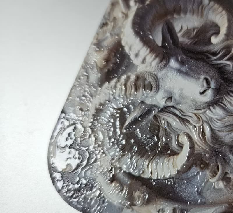 牧羊座-晶雕吸水陶瓷杯墊