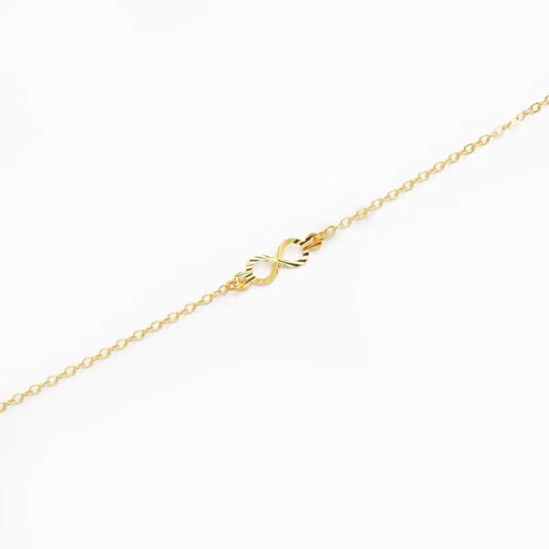 藏寶箱金飾 9999黃金純金 無線大 古錢 蝴蝶結 愛心 手鍊 手環