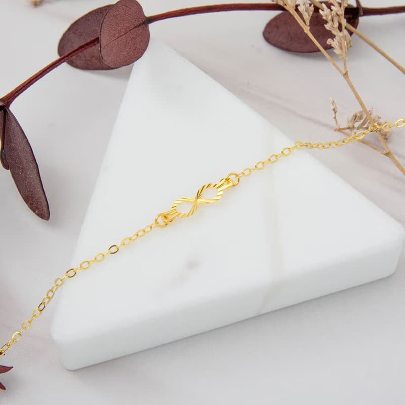 藏寶箱金飾 9999黃金純金 無線大 古錢 蝴蝶結 愛心 手鍊 手環