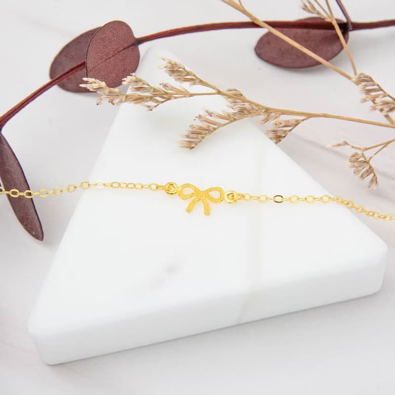 藏寶箱金飾 9999黃金純金 無線大 古錢 蝴蝶結 愛心 手鍊 手環