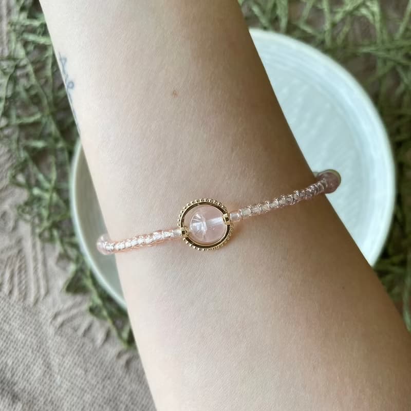 紫極光貔貅招財魅力彈性手鍊