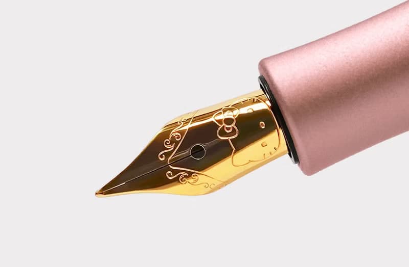 德國 KAWECO x Hello Kitty AL Sport 鋼筆50週年限定版粉色 金尖