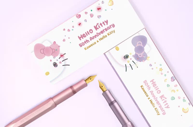 德國 KAWECO x Hello Kitty AL Sport 鋼筆50週年限定版粉色 金尖
