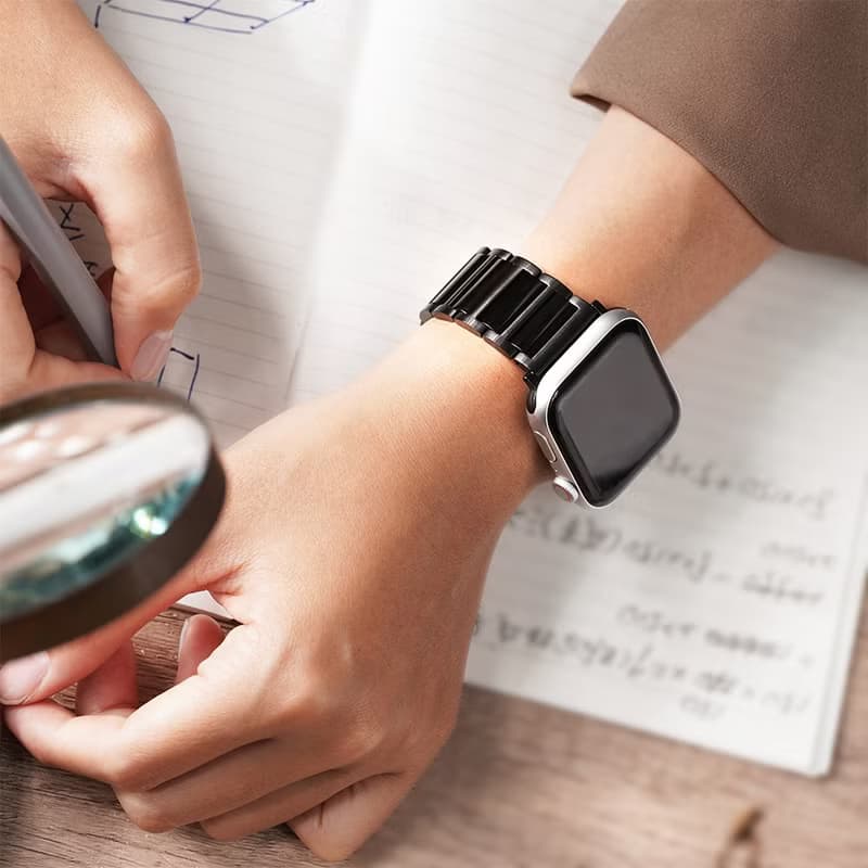 Apple watch - 【高端支線限量款】H形拼方塊316L不鏽鋼 蘋果錶帶