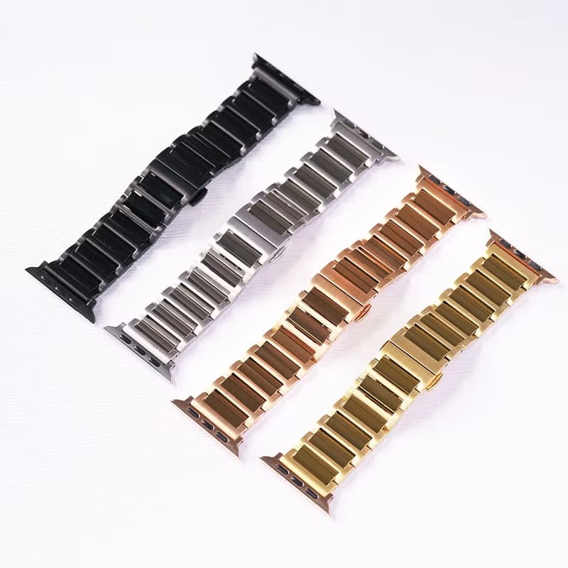 Apple watch - 【高端支線限量款】H形拼方塊316L不鏽鋼 蘋果錶帶