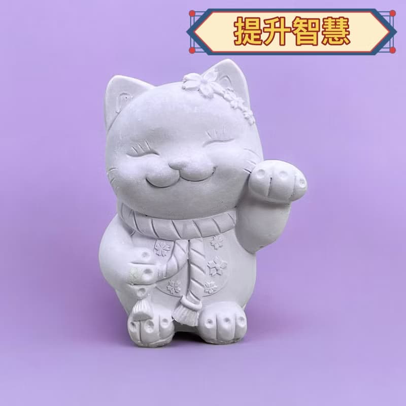 花耳招財貓 豪華田園套組 藝術香氛擴香 開店禮首選 多款顏色任選