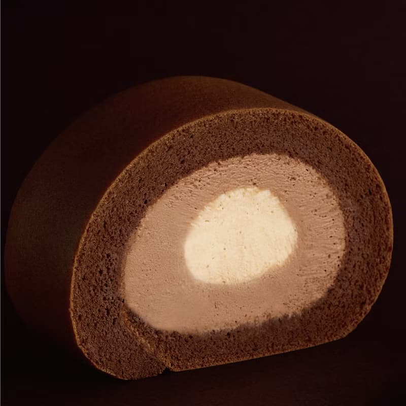 【1%bakery】極致巧克力焦糖夾心生乳捲