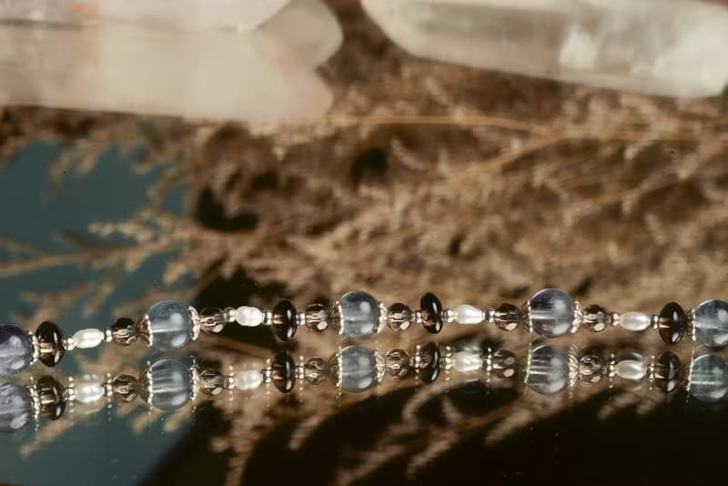 【神山晶礦】螢石茶晶珍珠手鍊/螢石/茶晶/珍珠