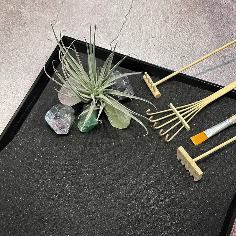 枯山水禪繞畫 / 彩虹水晶 /招財 / 開運 /