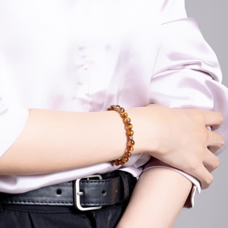 順髮貓眼咖啡鈦 | 天然能量手串