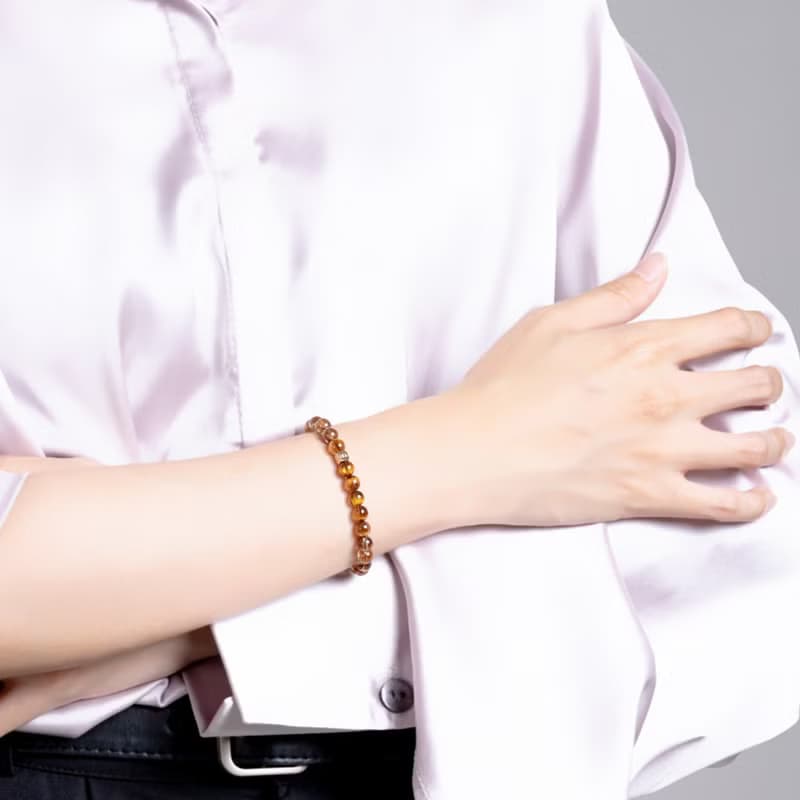 順髮貓眼咖啡鈦 | 天然能量手串