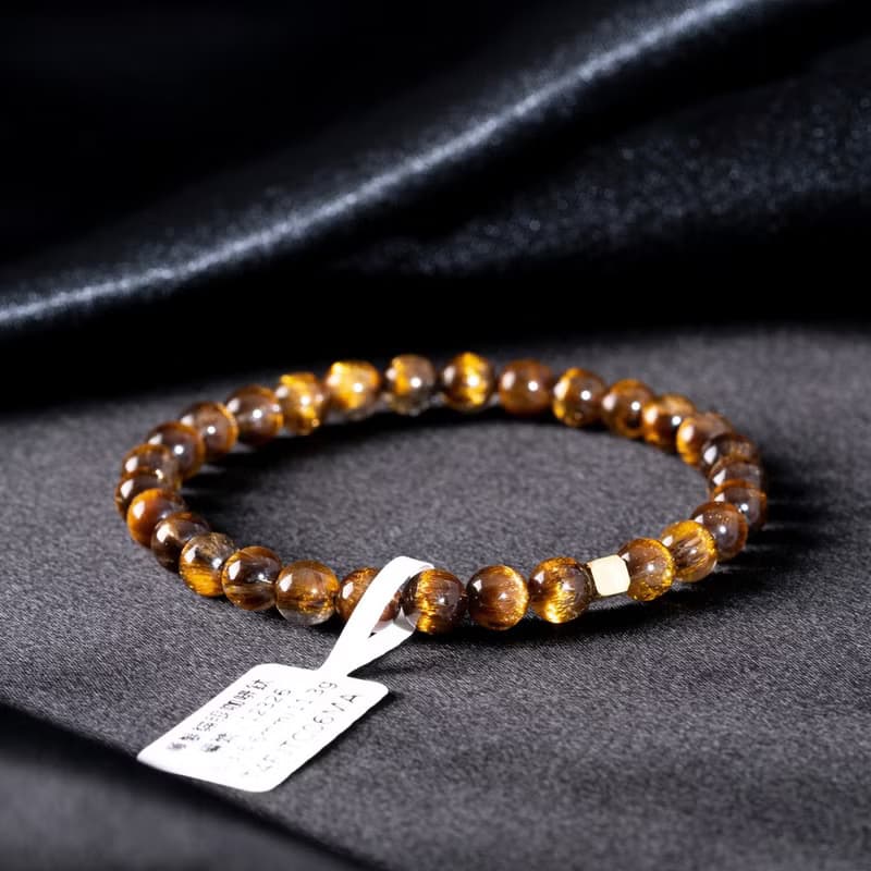 順髮貓眼咖啡鈦 | 天然能量手串