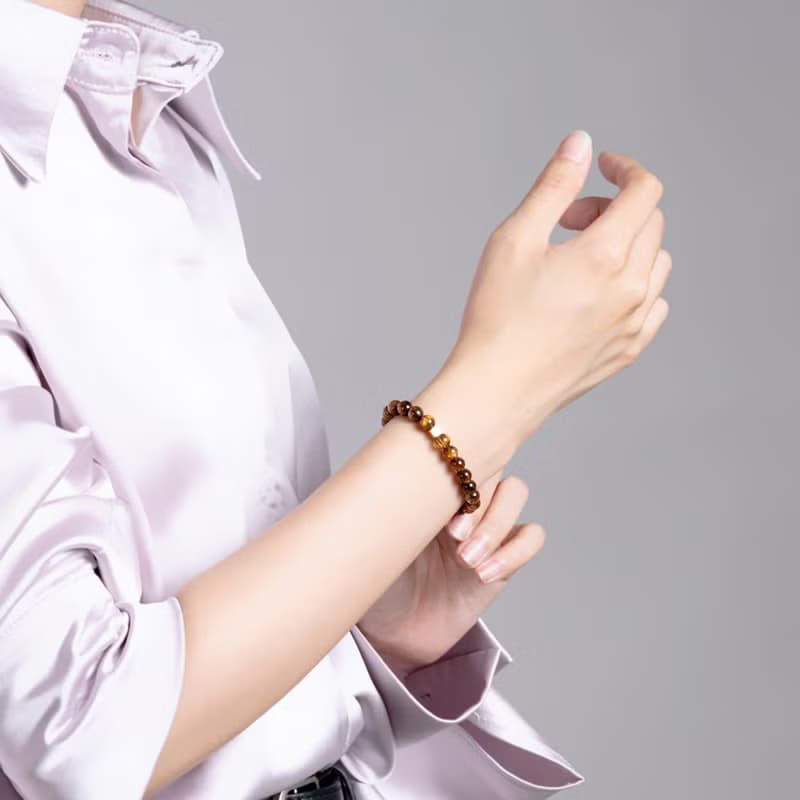 順髮貓眼咖啡鈦 | 天然能量手串