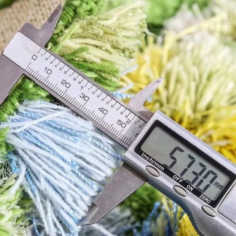 北歐風 手作 紐西蘭羊毛地毯 綠色森林 客廳臥室 床邊墊 家居裝飾