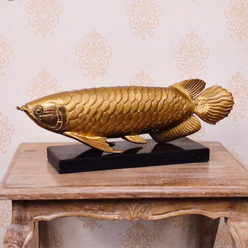 【DREAM LIGHTS傢俱家飾館】銅金龍魚 0D00341|鄉村風