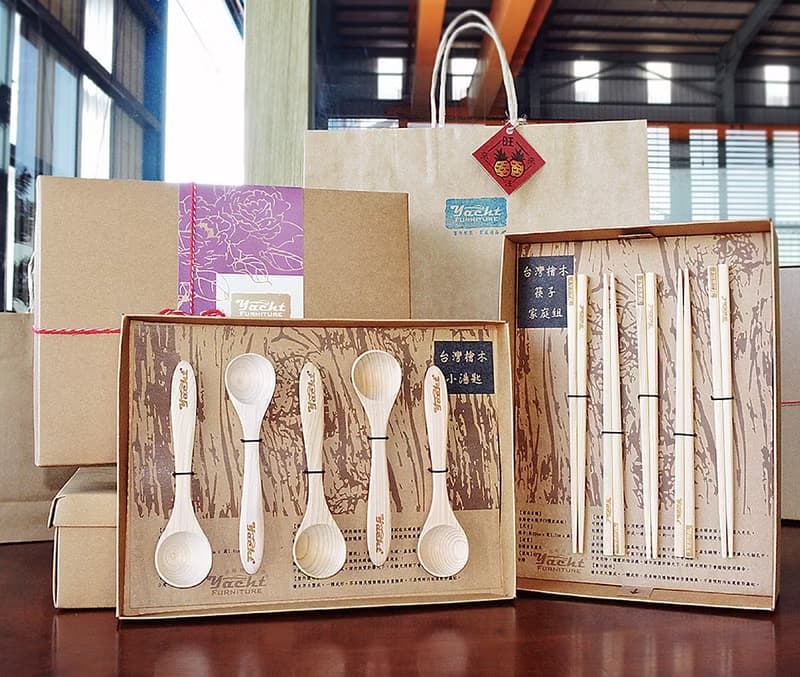 檜木筷子•小湯匙十全十美組合