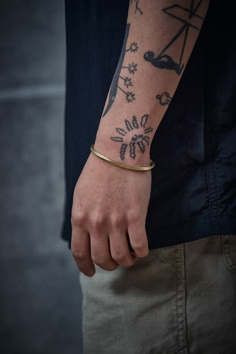 Classic Cuff 手工鍛造黃銅手環(拋光亮面)
