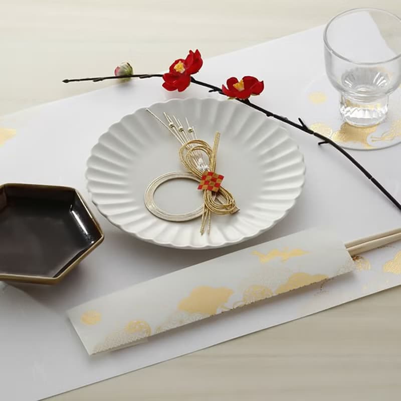 餐具 御膳墊紙 毬兔 2入