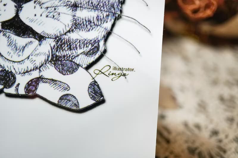 傲嬌貓─手繪日製動物療癒防水貼紙/小卡片/行李箱/筆電