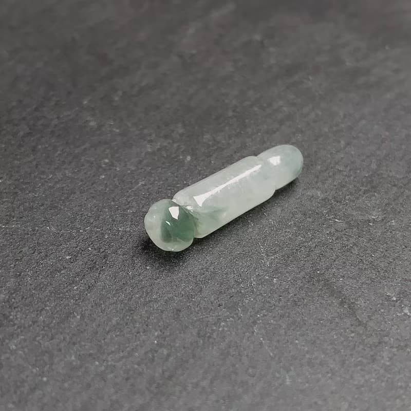 冰種飄花翡翠文昌筆項鍊 | 天然緬甸玉A貨翡翠 | 送禮