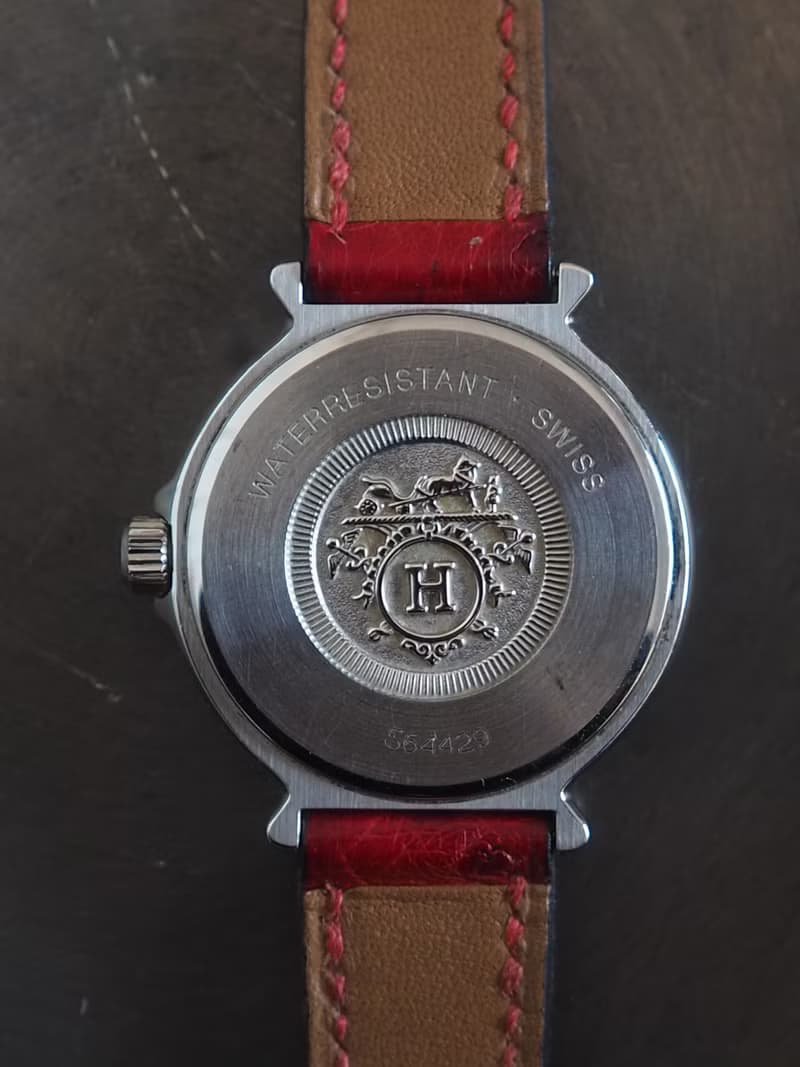 HERMES エルメス キャリック ウォッチ 腕時計 ゴールド シルバー ヴィンテージ
