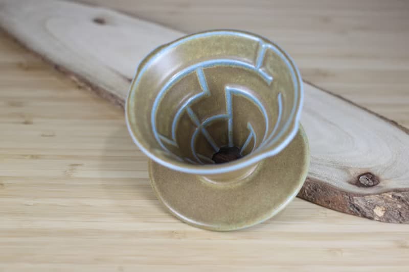 【送禮好物】快速版 薑黃 迷宮咖啡濾杯 單人用00號 台灣綠工藝