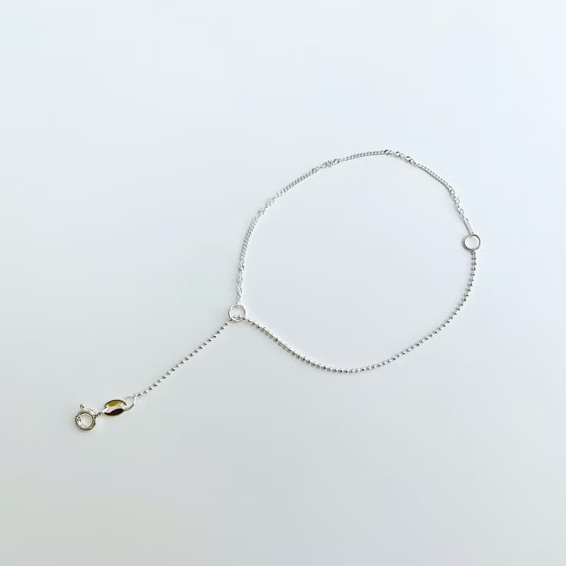 925純銀 / 造型設計 • 雙鍊手鍊